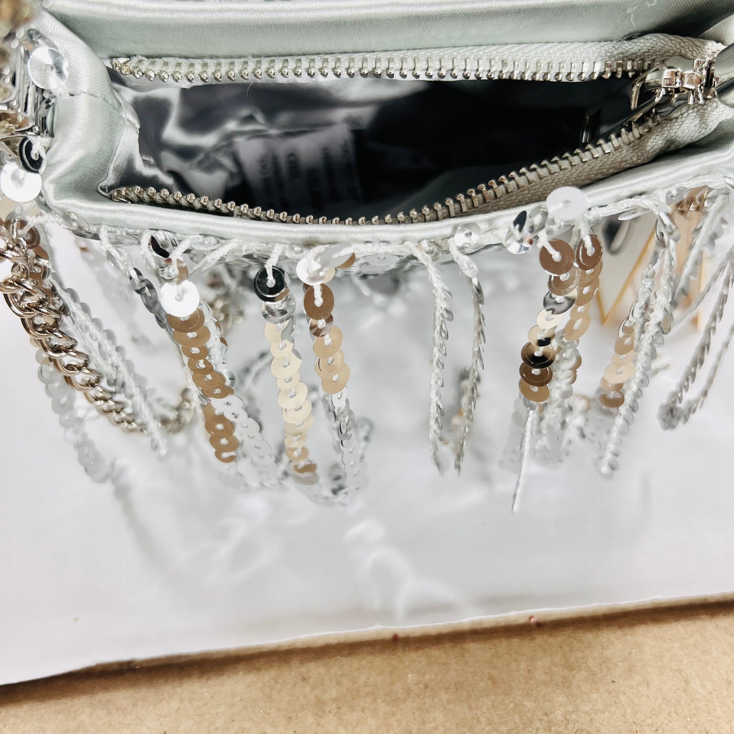 Cross body mini partywear bag