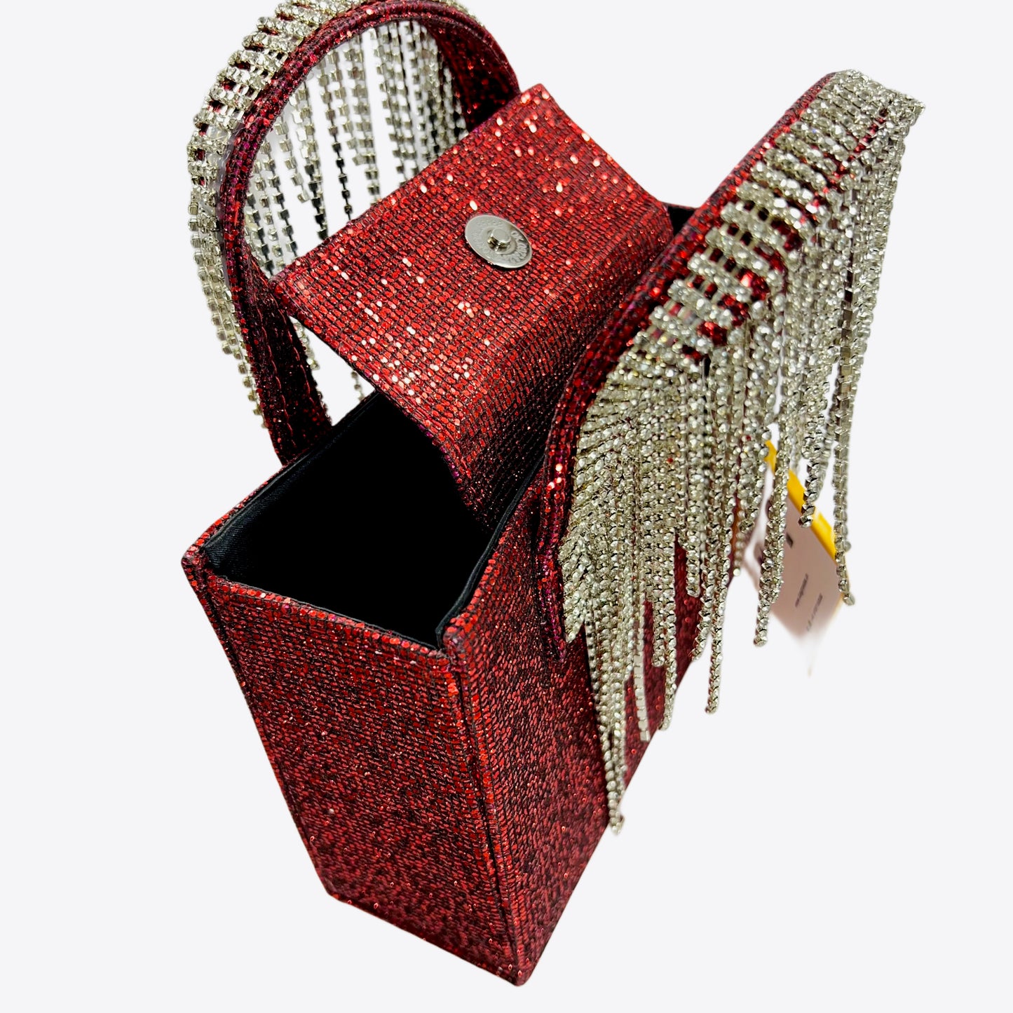 Imported Bridal bag with Rhinestone tessle