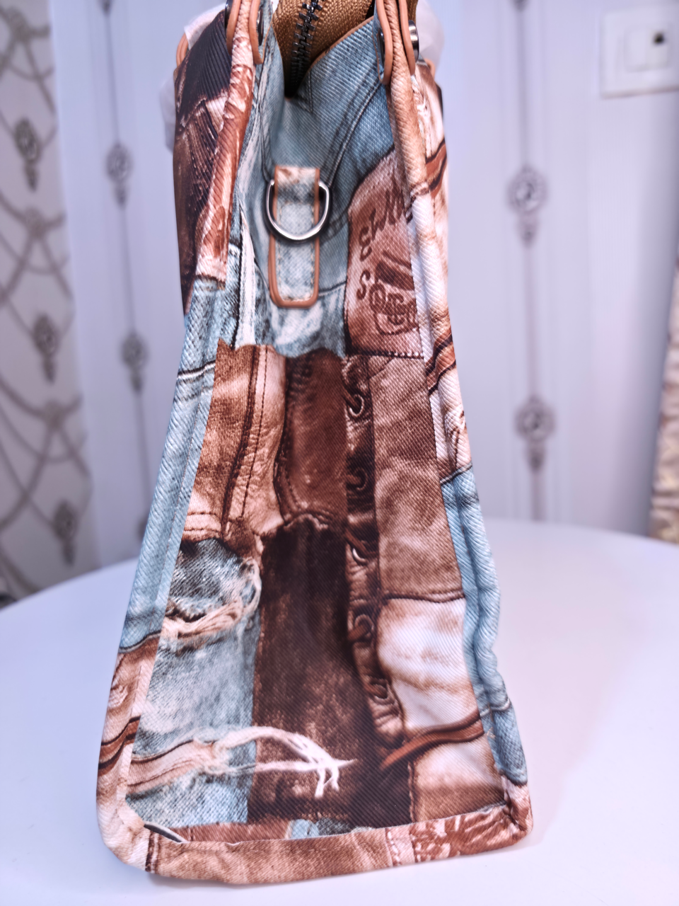 Medium sized Denim tote bag