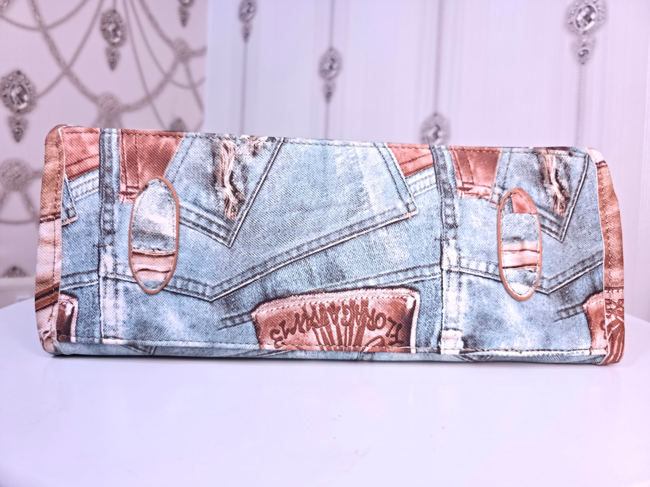 Medium sized Denim tote bag