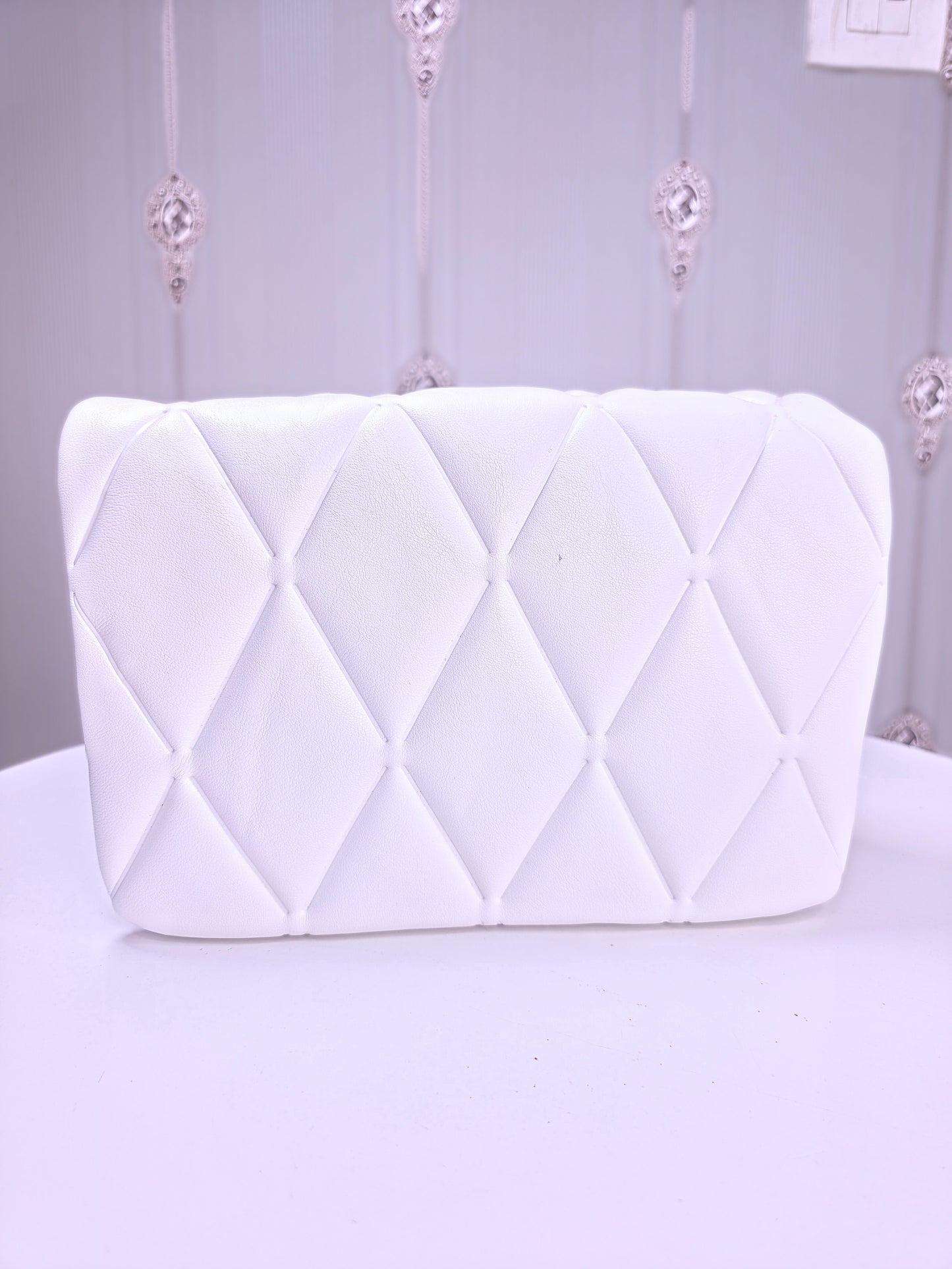 Medium sized soft quilted handbag