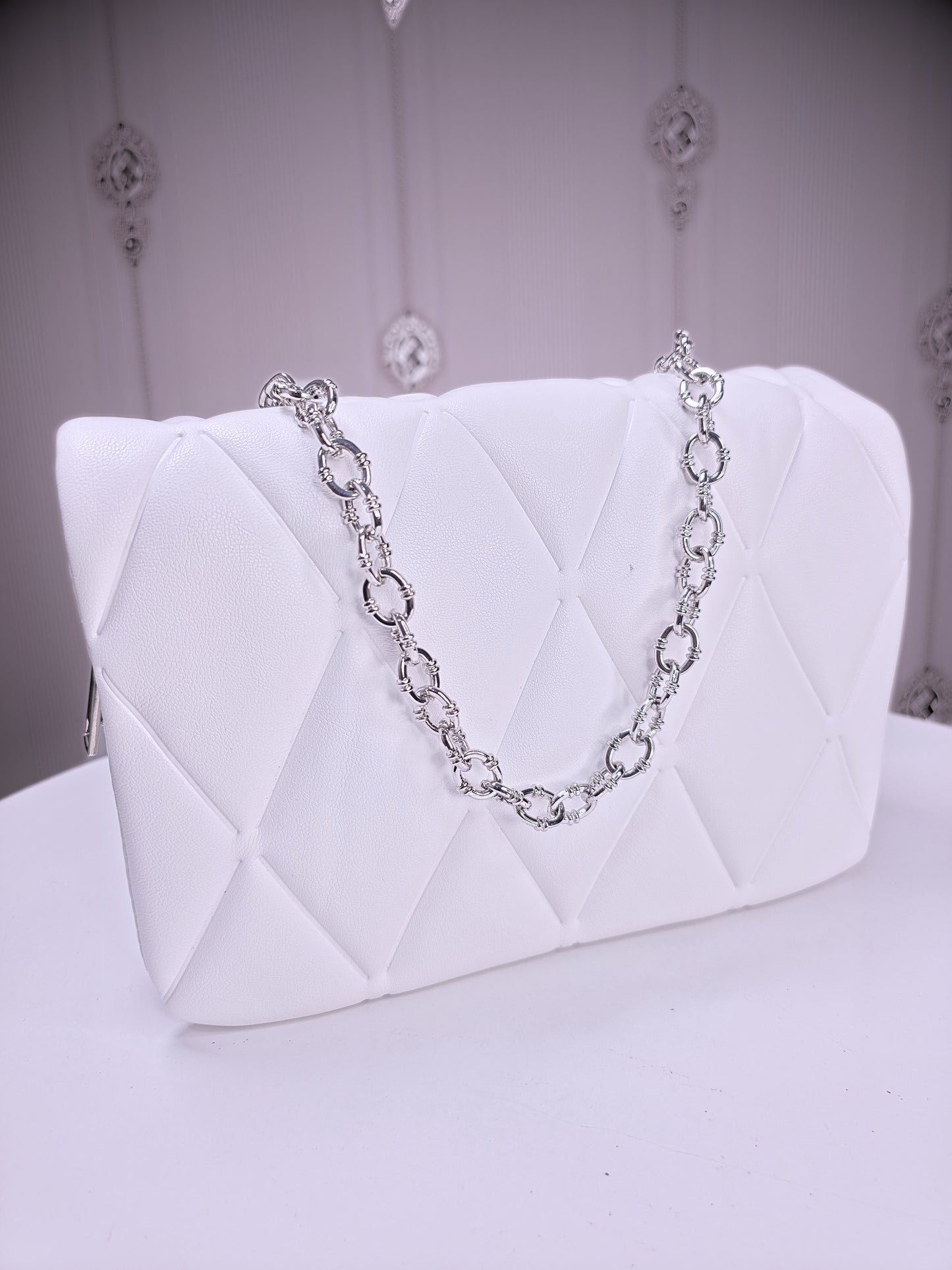 Medium sized soft quilted handbag