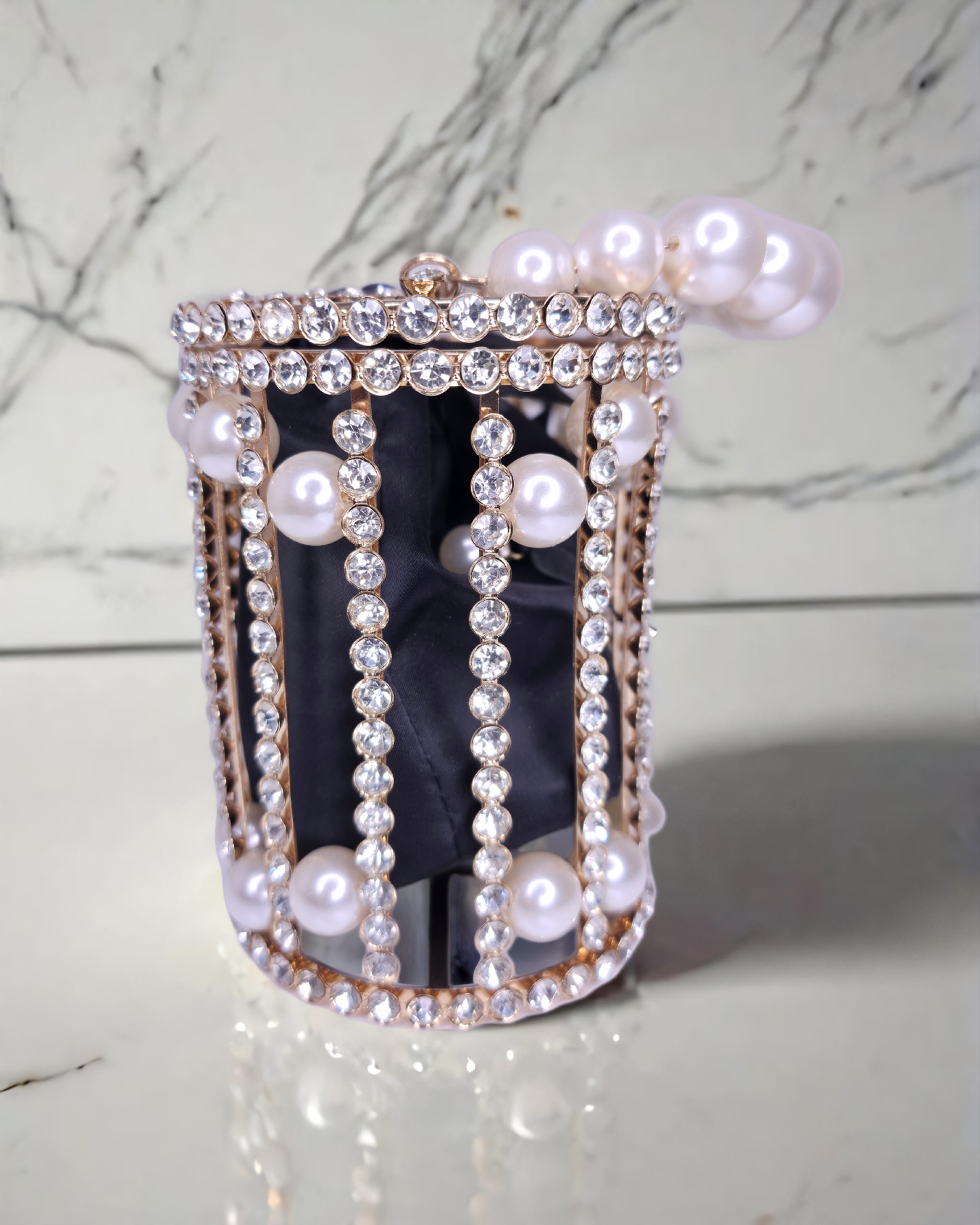 Bridal Metallic frame designer Potli cage