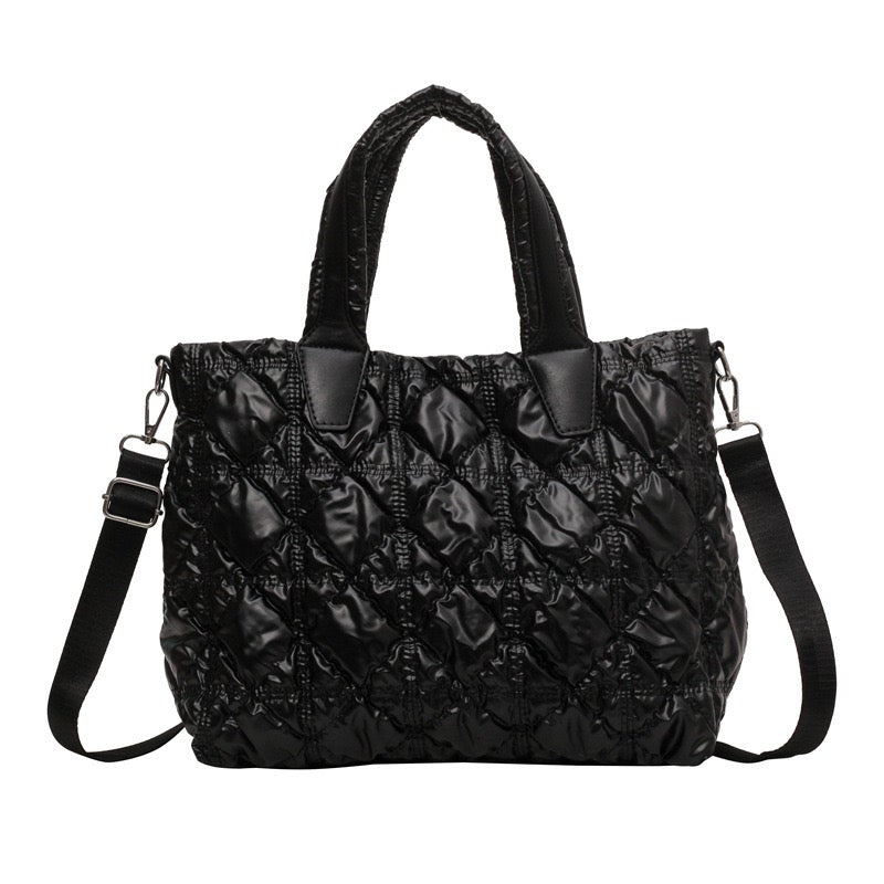 Elegant shining women's handbag