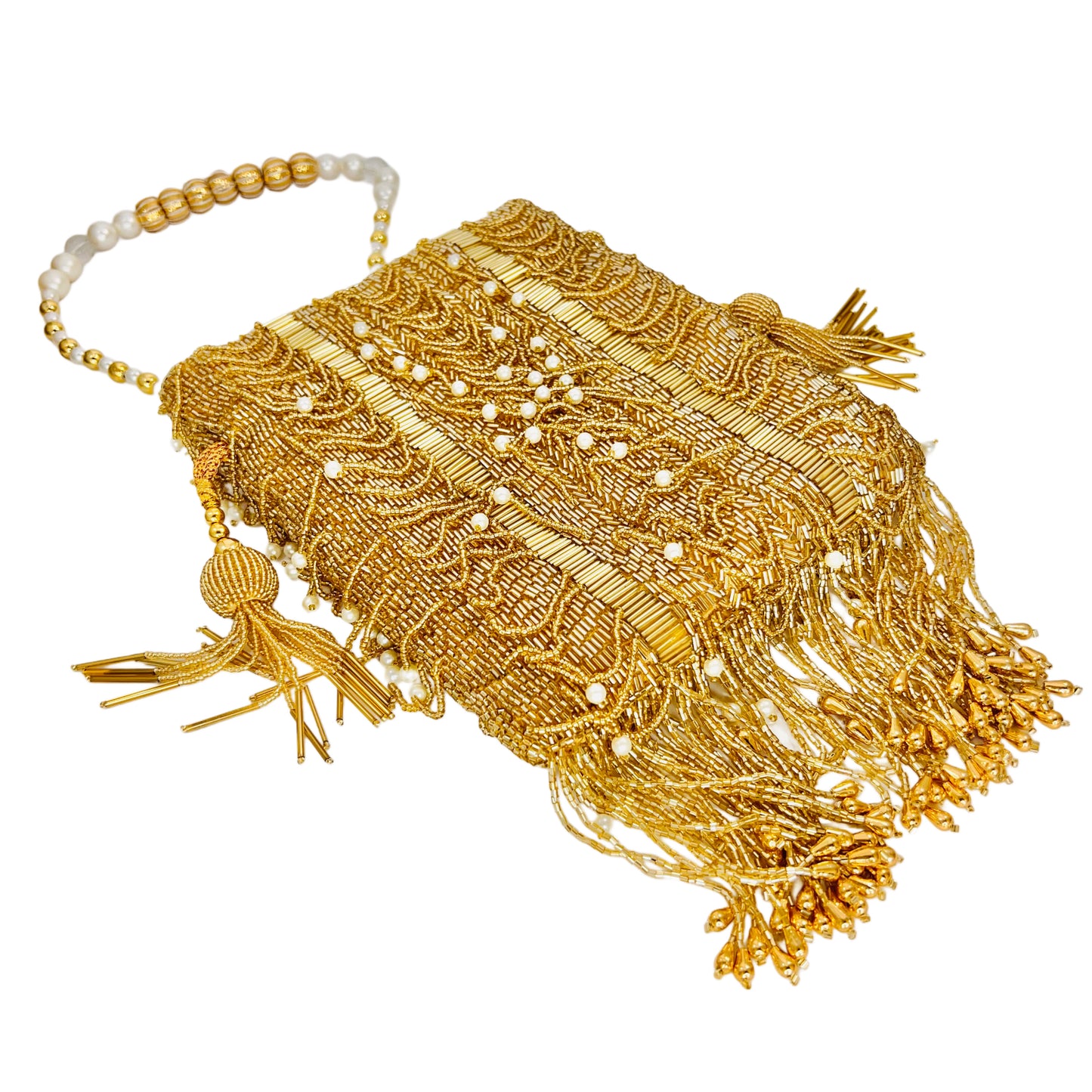 Pearl string potli