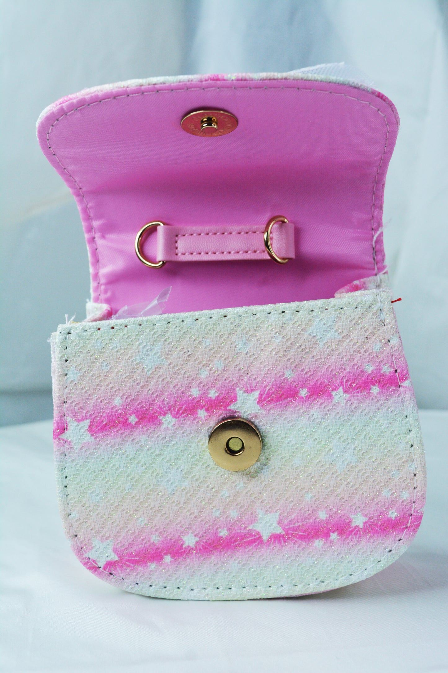 Kids Butterfly Pearl Sling Bag