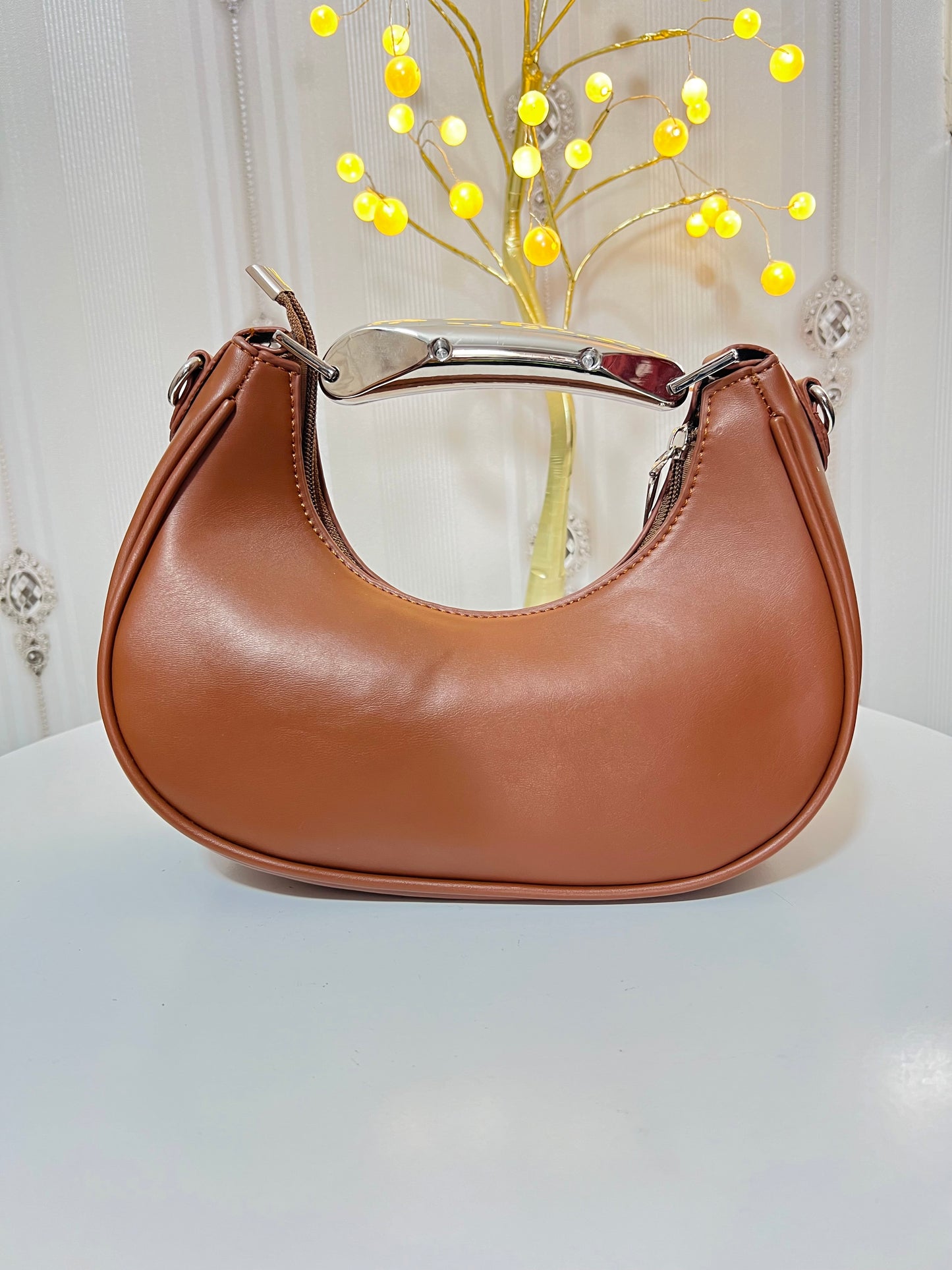 Cute Bow Metal Handle Kate bag