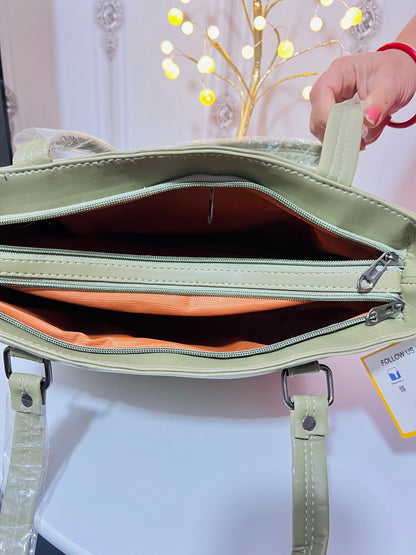 Neon Leatherette handbag