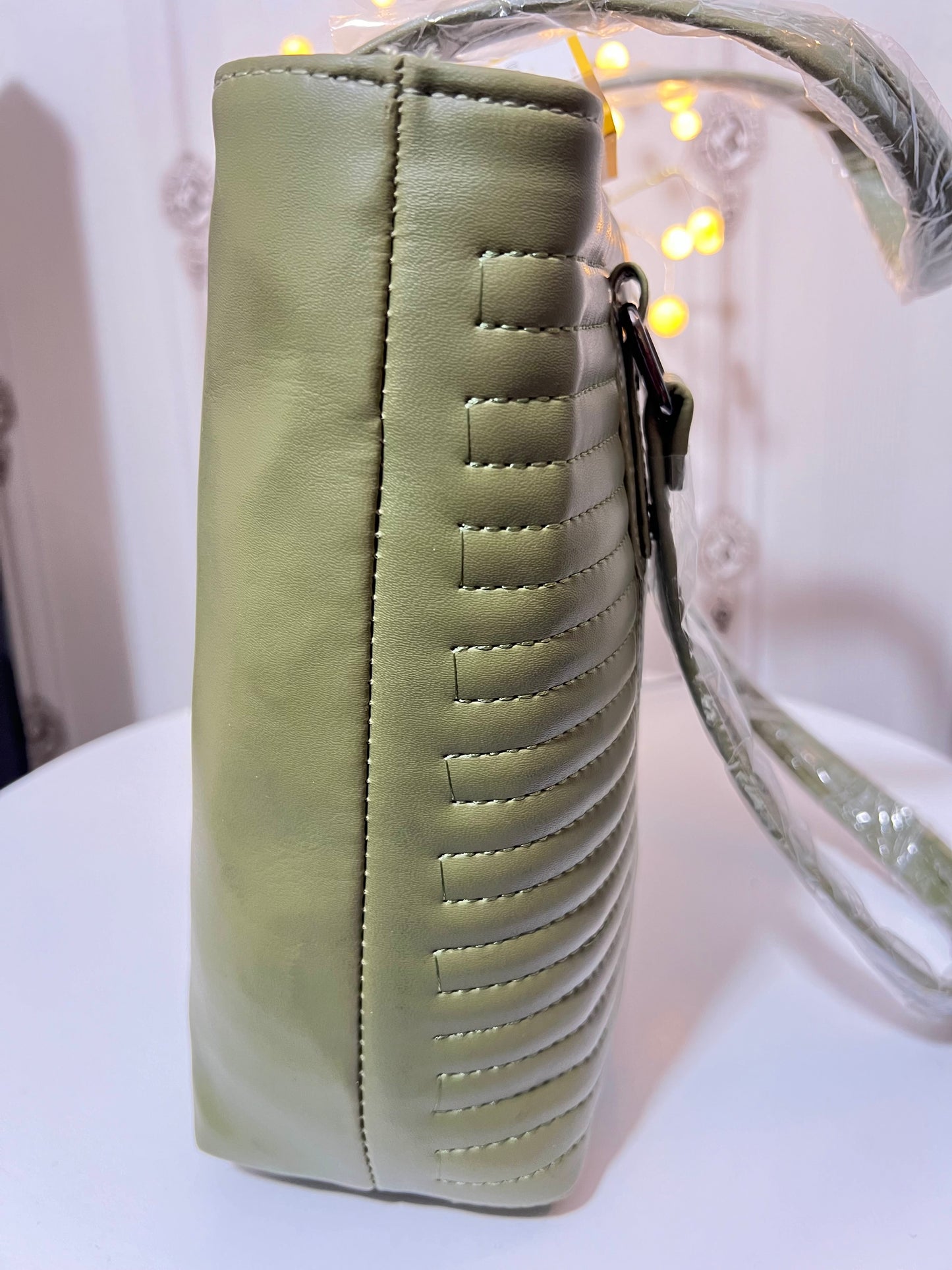 Neon Leatherette handbag