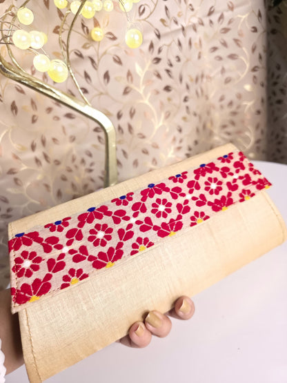 Traditional handwork mugha clutch bag