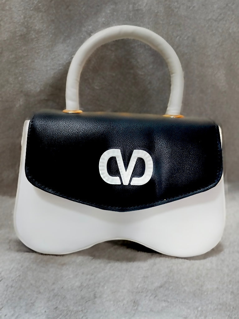 Bagmates Dual Color Soft Leather Handbag
