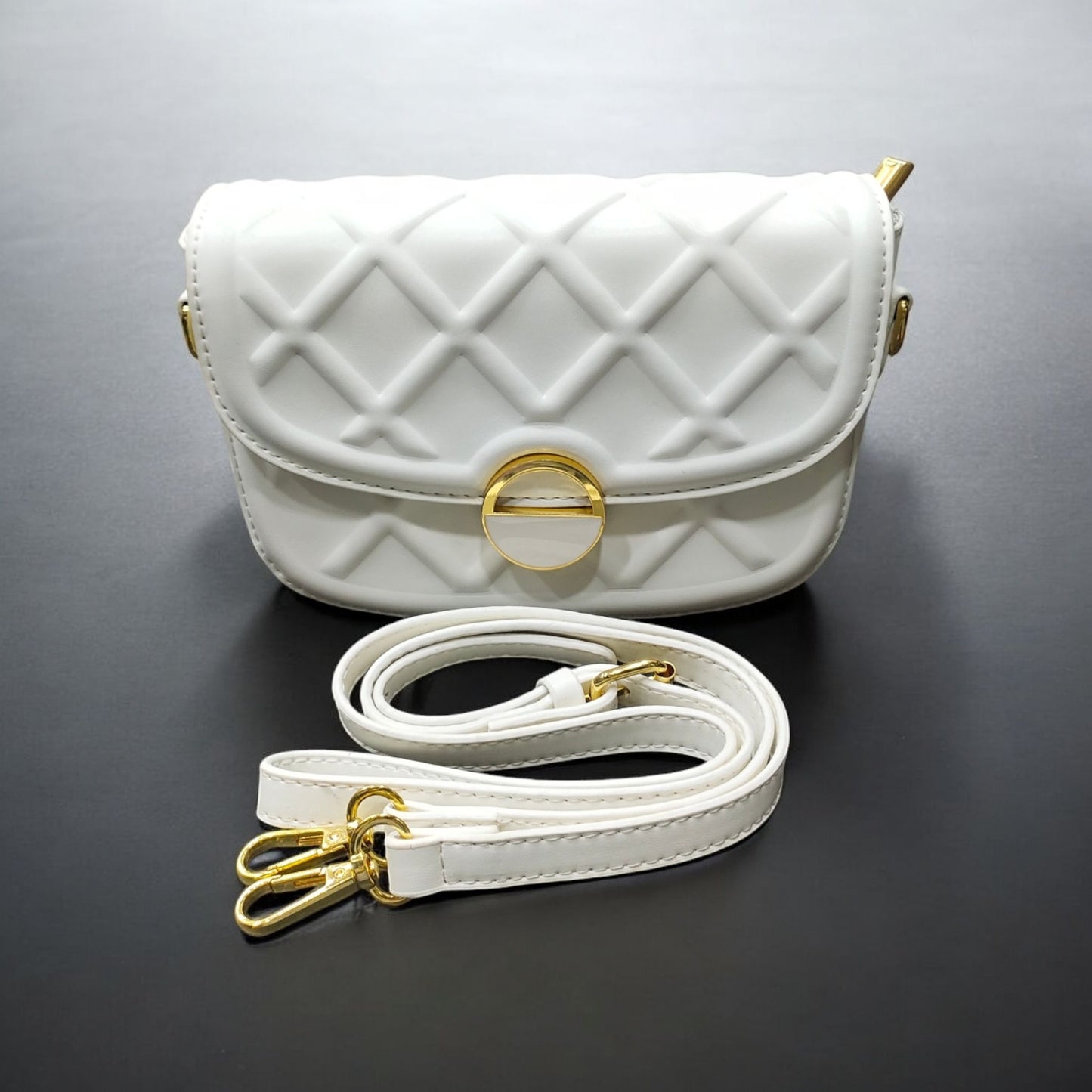 Check Embossed sling BM