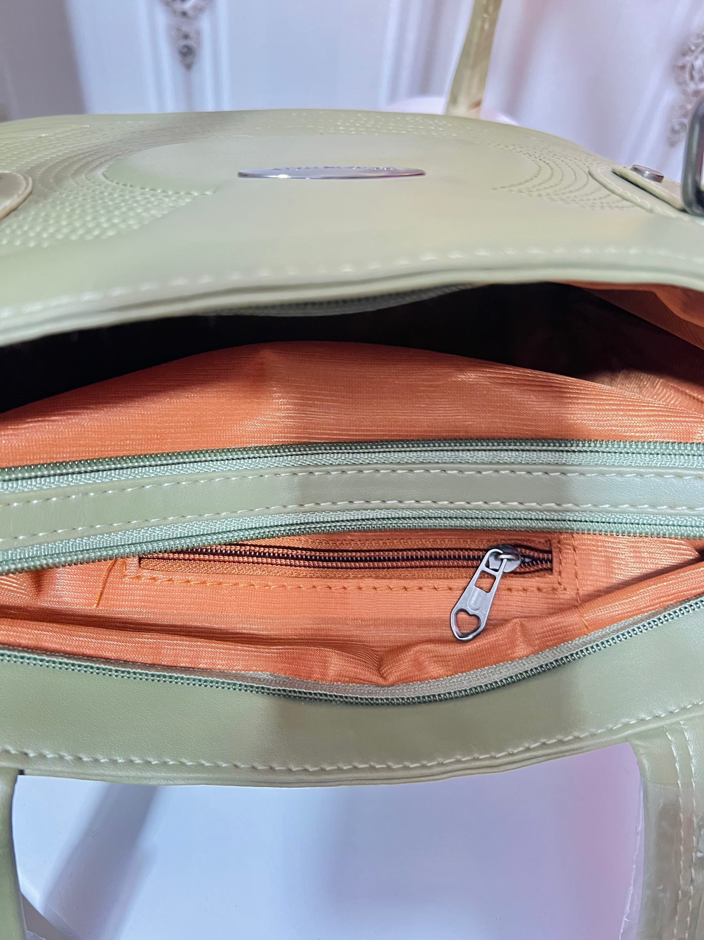 Neon Leatherette handbag