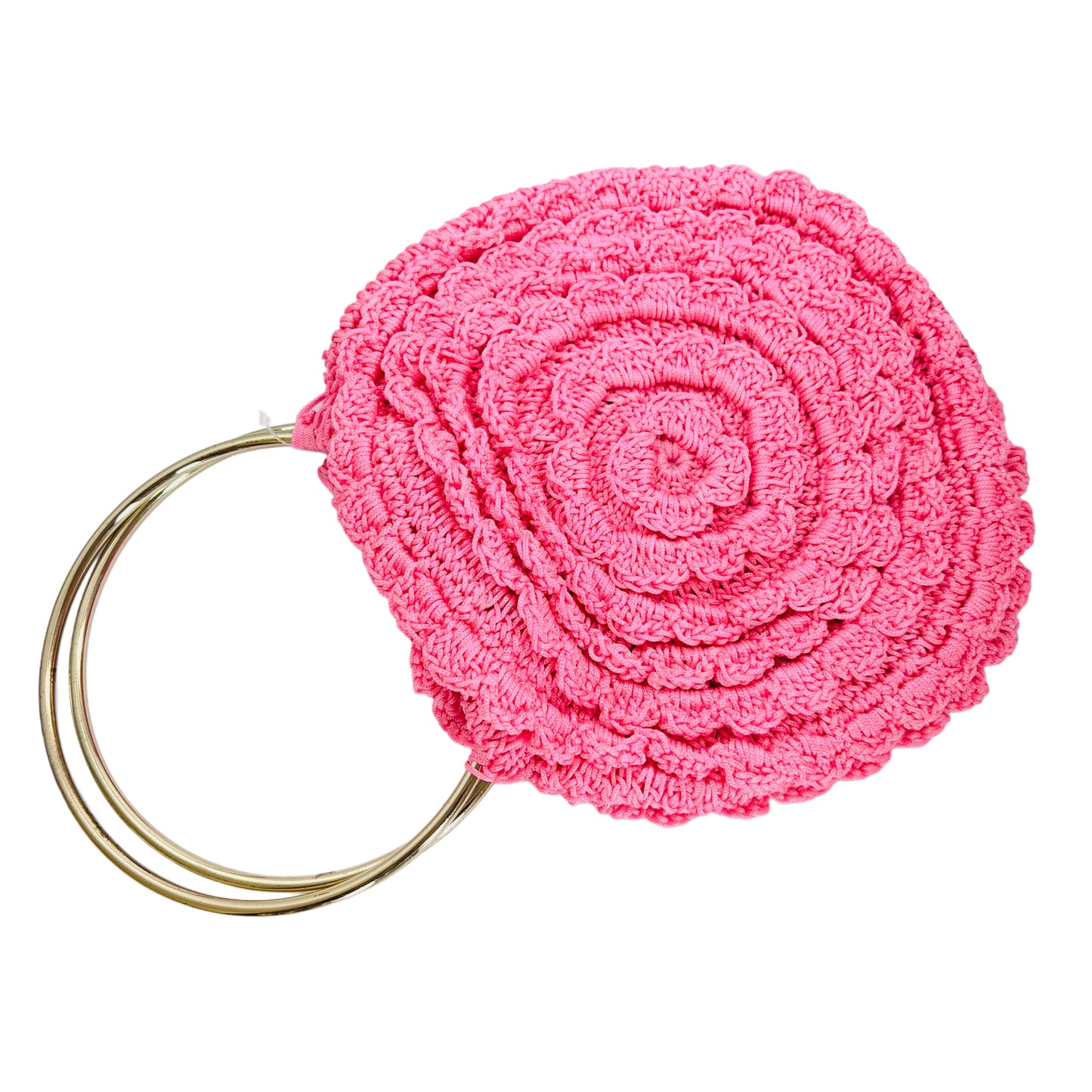 Flower woolen bag