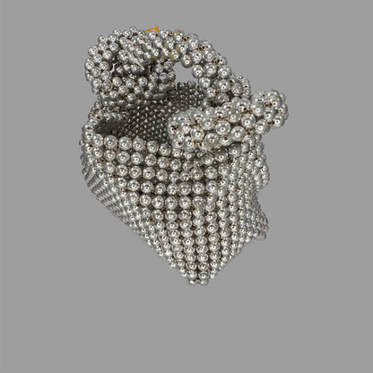 Designer Swag pearl hobo bag