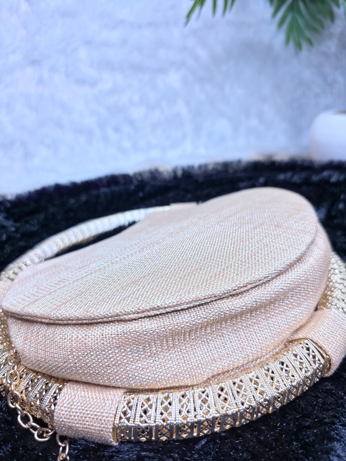 Designer u shape clutch bag