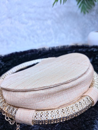 Designer u shape clutch bag
