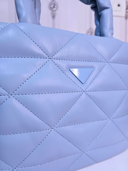 Exotic Sky blue medium sized handbag