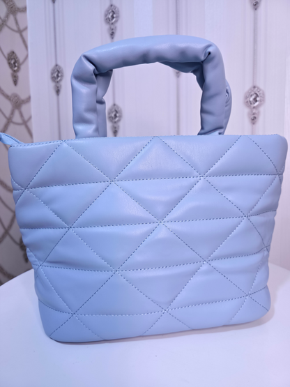 Exotic Sky blue medium sized handbag