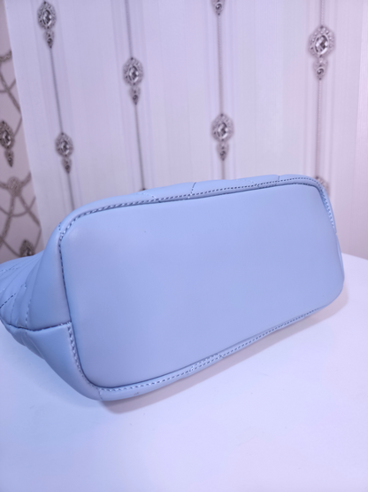 Exotic Sky blue medium sized handbag