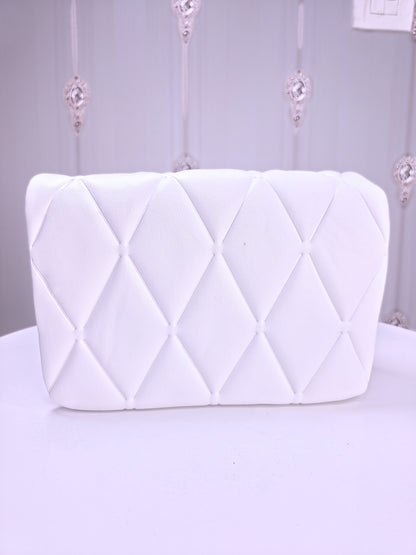 Medium sized soft quilted handbag