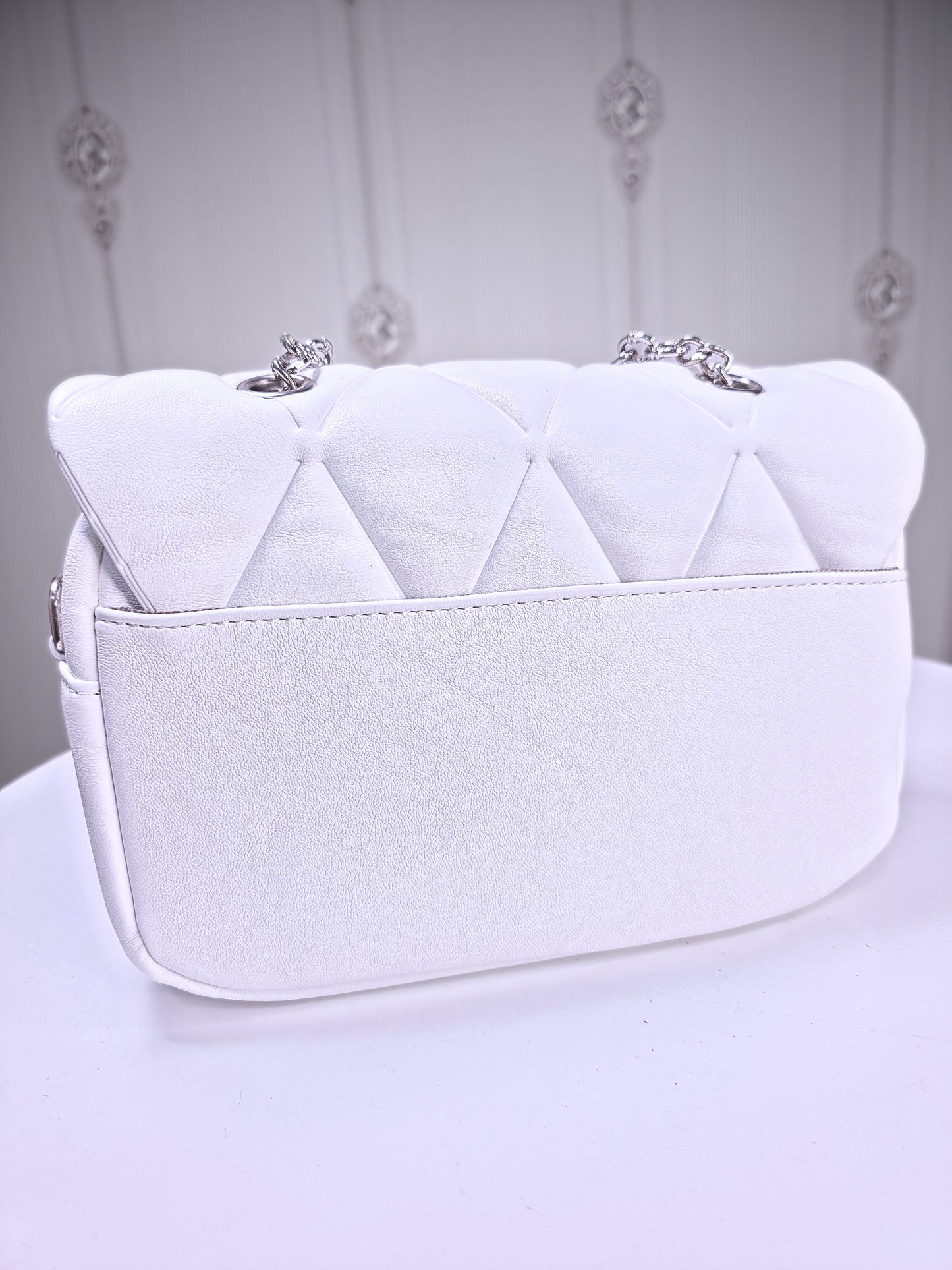 Medium sized soft quilted handbag