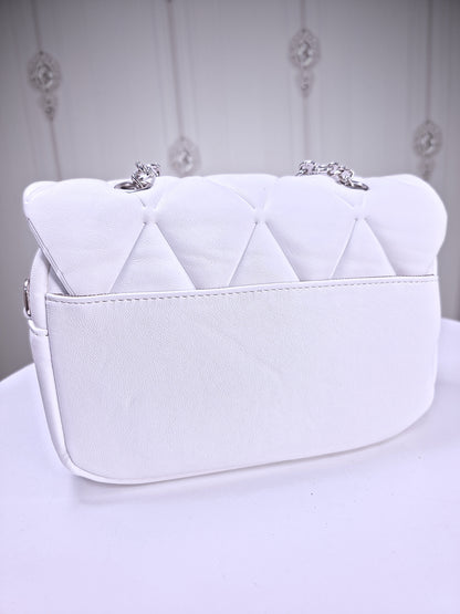 Medium sized soft quilted handbag