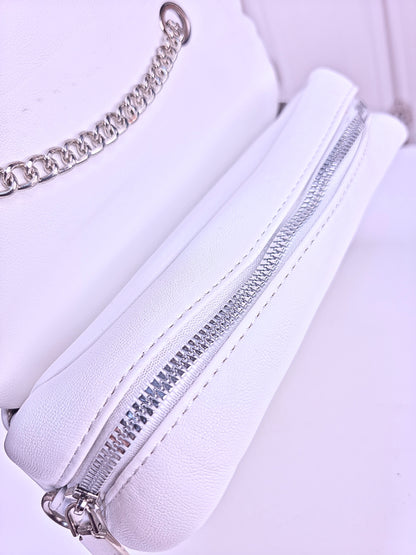 Medium sized soft quilted handbag