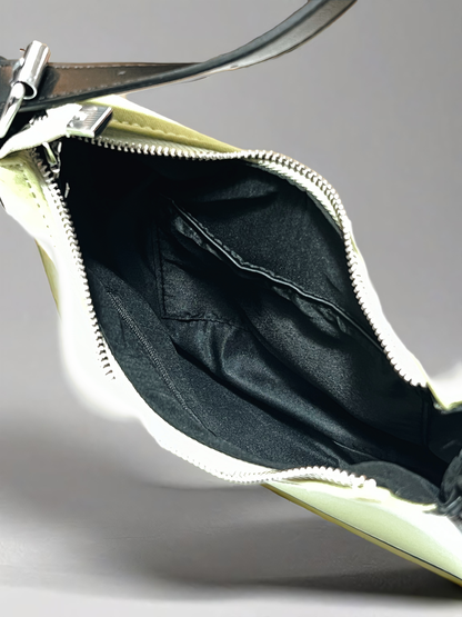 Women block design cross body bag