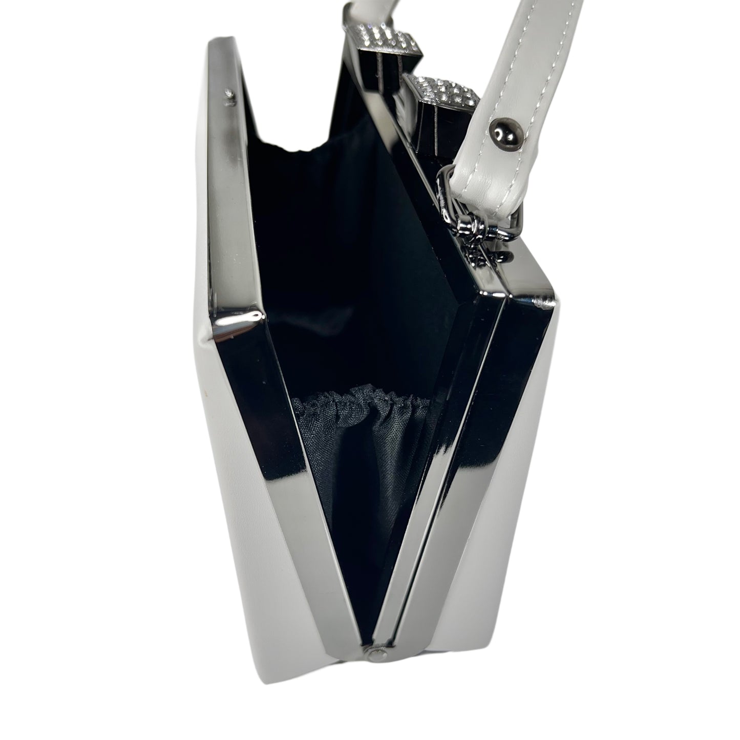 Off-white 3D lotus flower printed hand bag