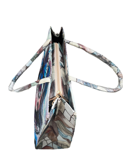 Girl Face Printed Tote Bag
