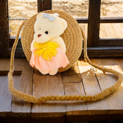 Jute kids bag teddy