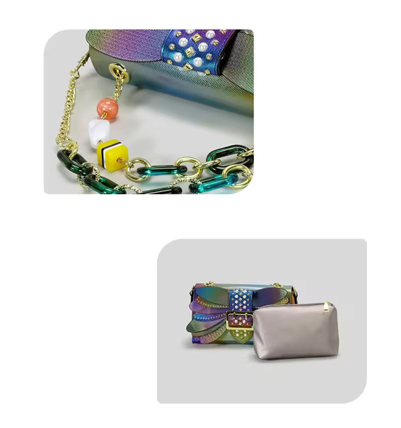 Butterfly bag/ Whimsical baguette