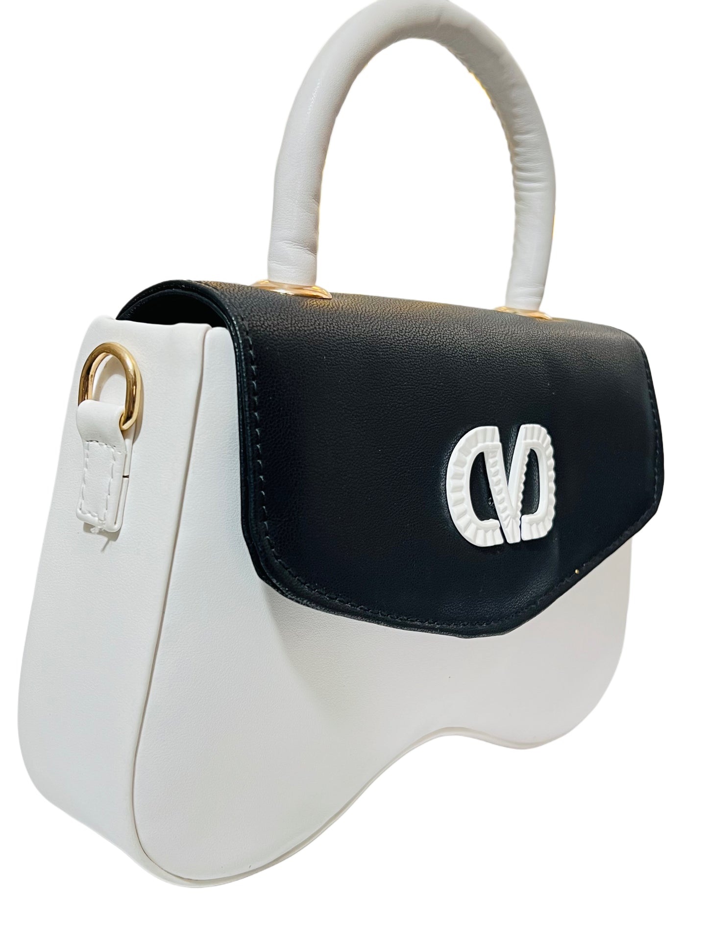 Bagmates Dual Color Soft Leather Handbag