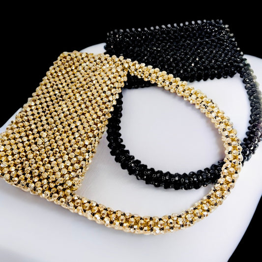 BAGMATES Plain Beads bag