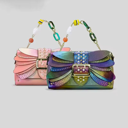 Butterfly bag/ Whimsical baguette
