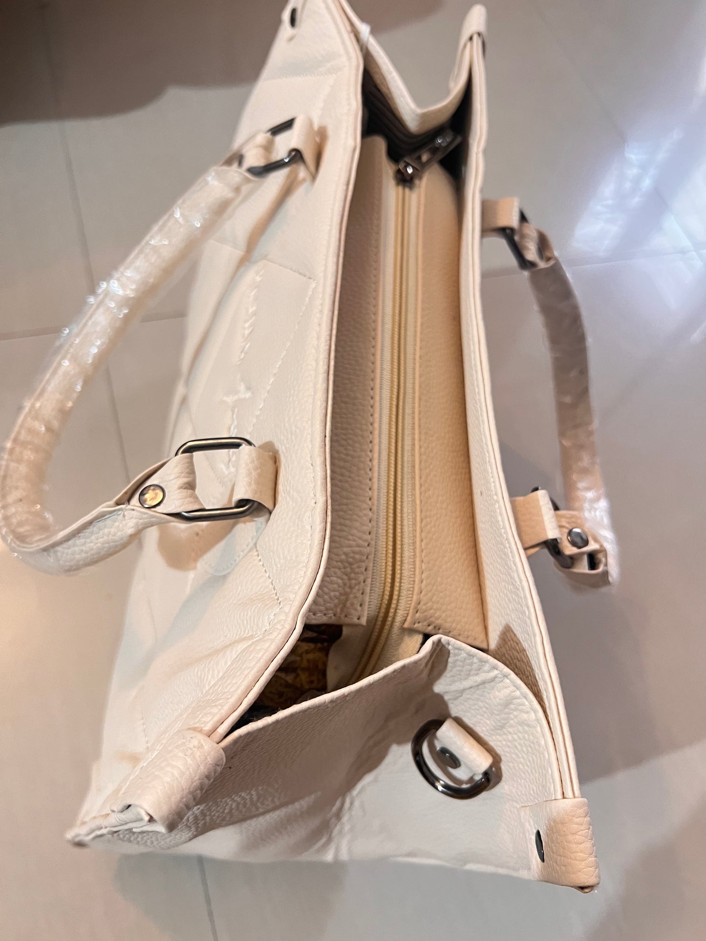 White Tote bag