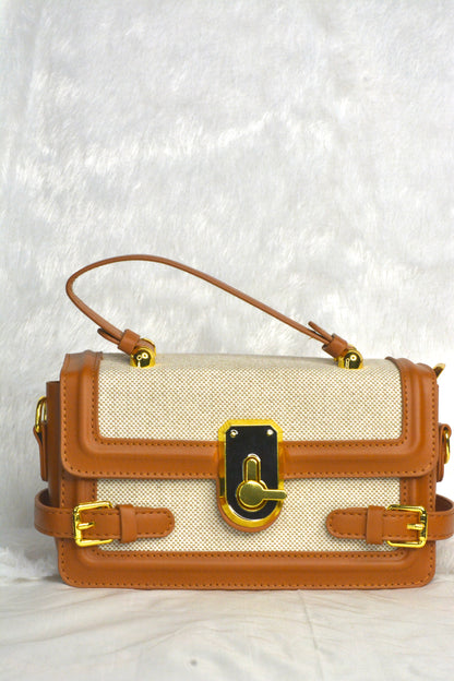 Both sided belted sling bag