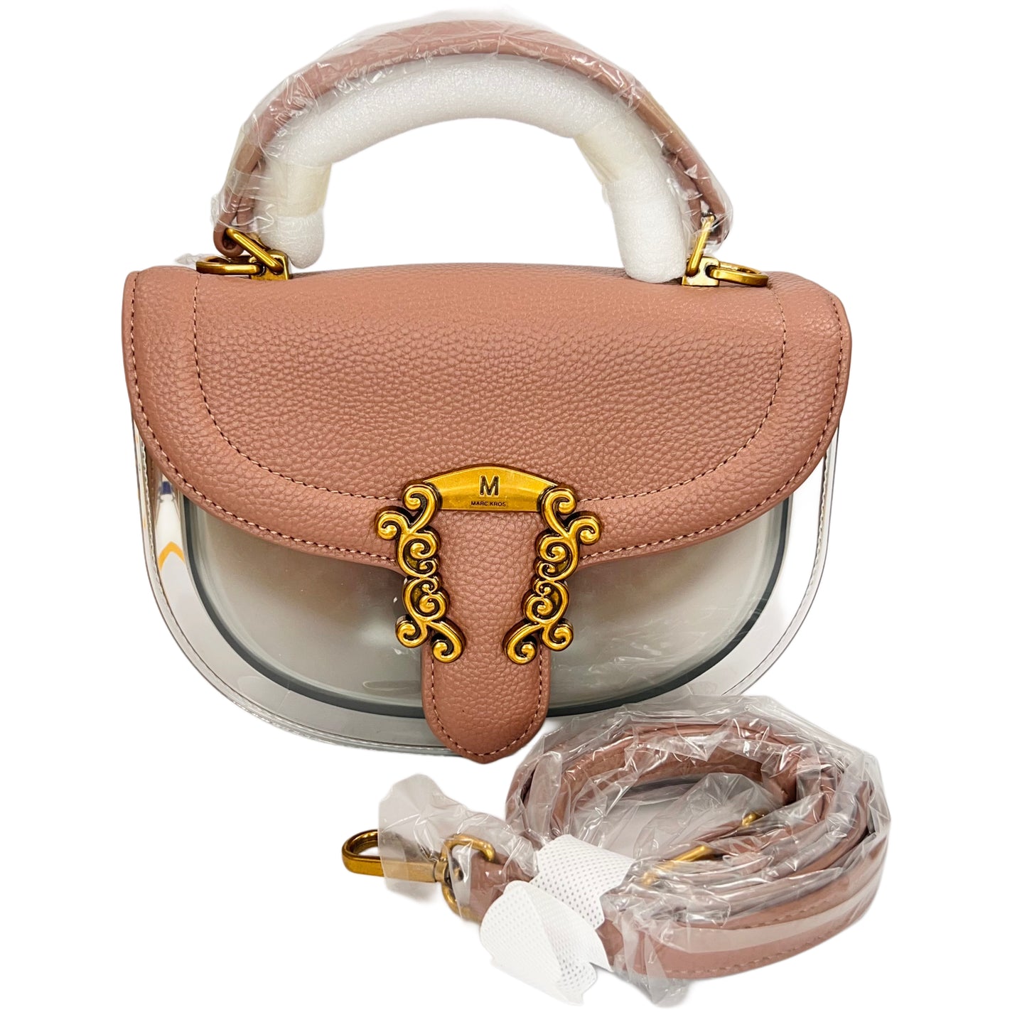 Transparent Clutch with handle