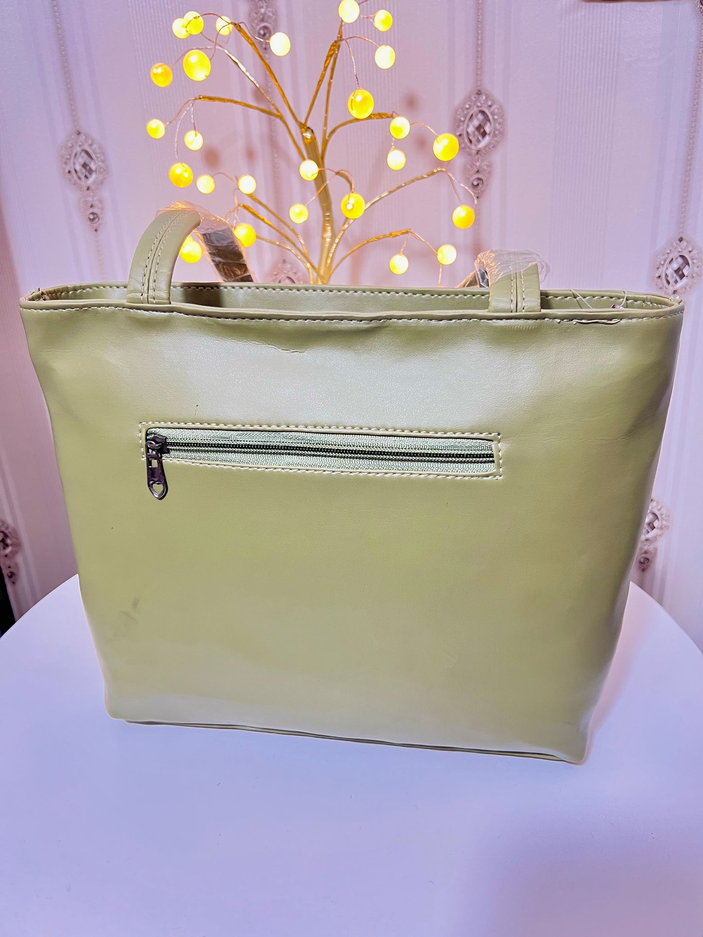 Neon Leatherette handbag