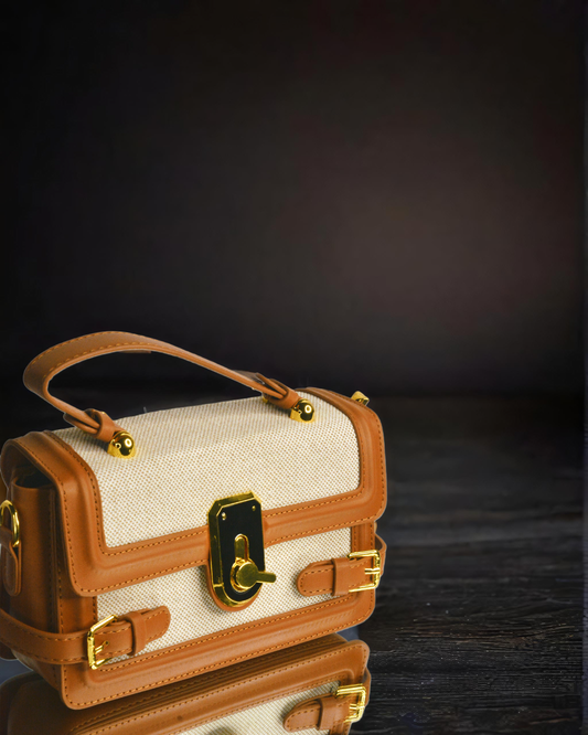 Both sided belted sling bag