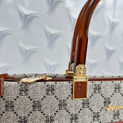 Coorporate bag white and brown