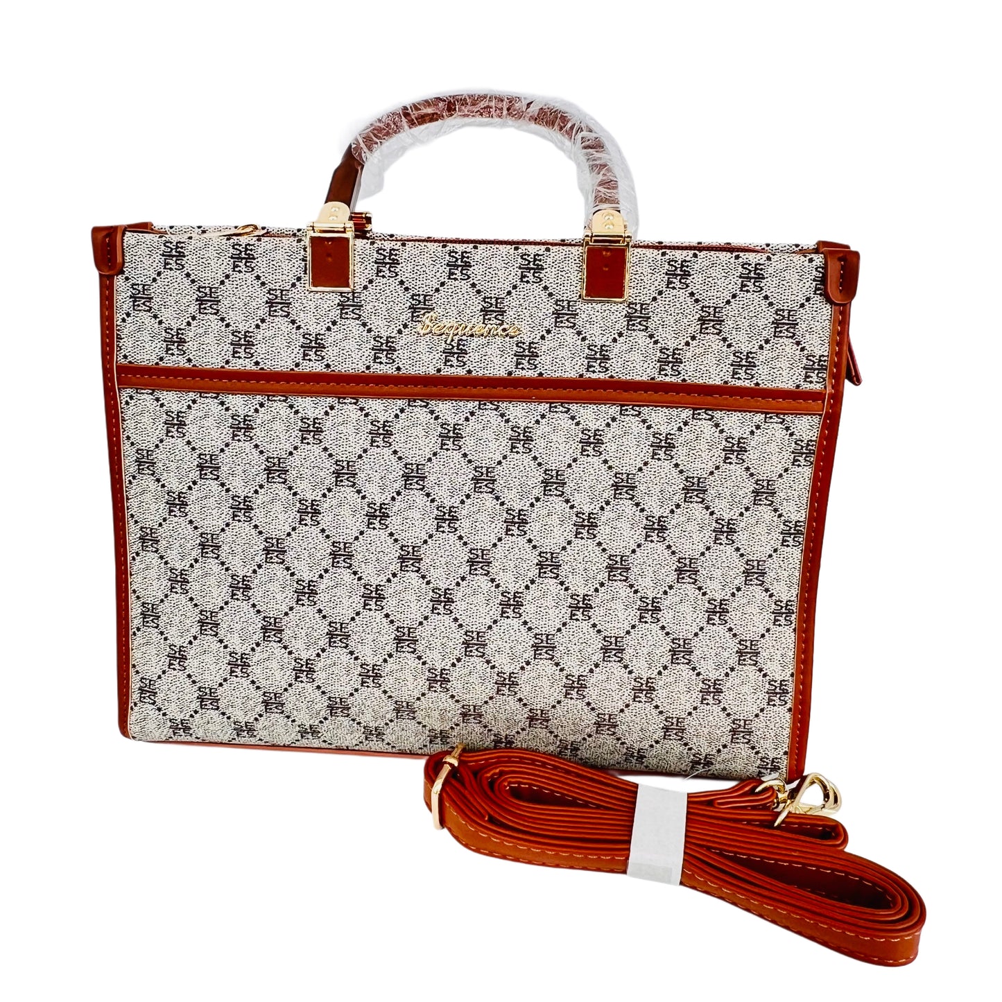 Coorporate bag white and brown