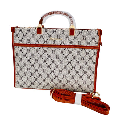 Coorporate bag white and brown