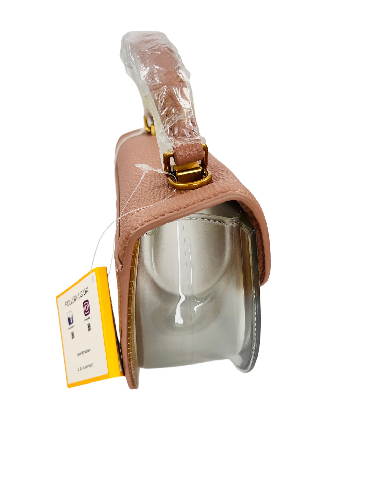 Transparent Clutch with handle