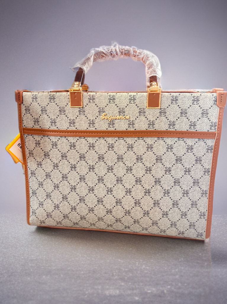 Coorporate bag white and brown