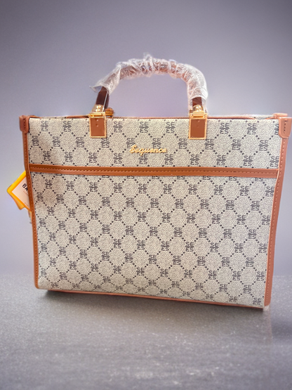 Coorporate bag white and brown