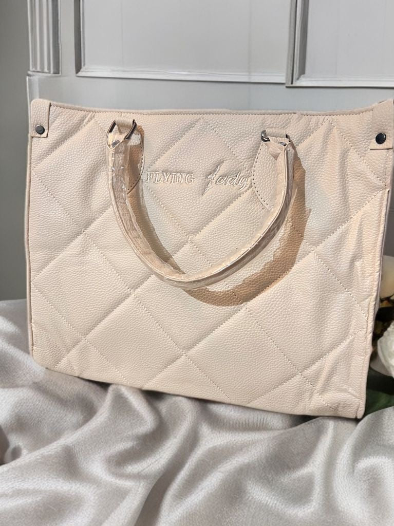 White Tote bag