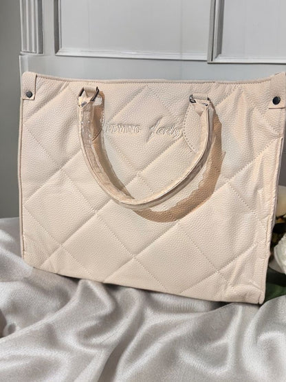 White Tote bag