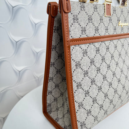 Coorporate bag white and brown